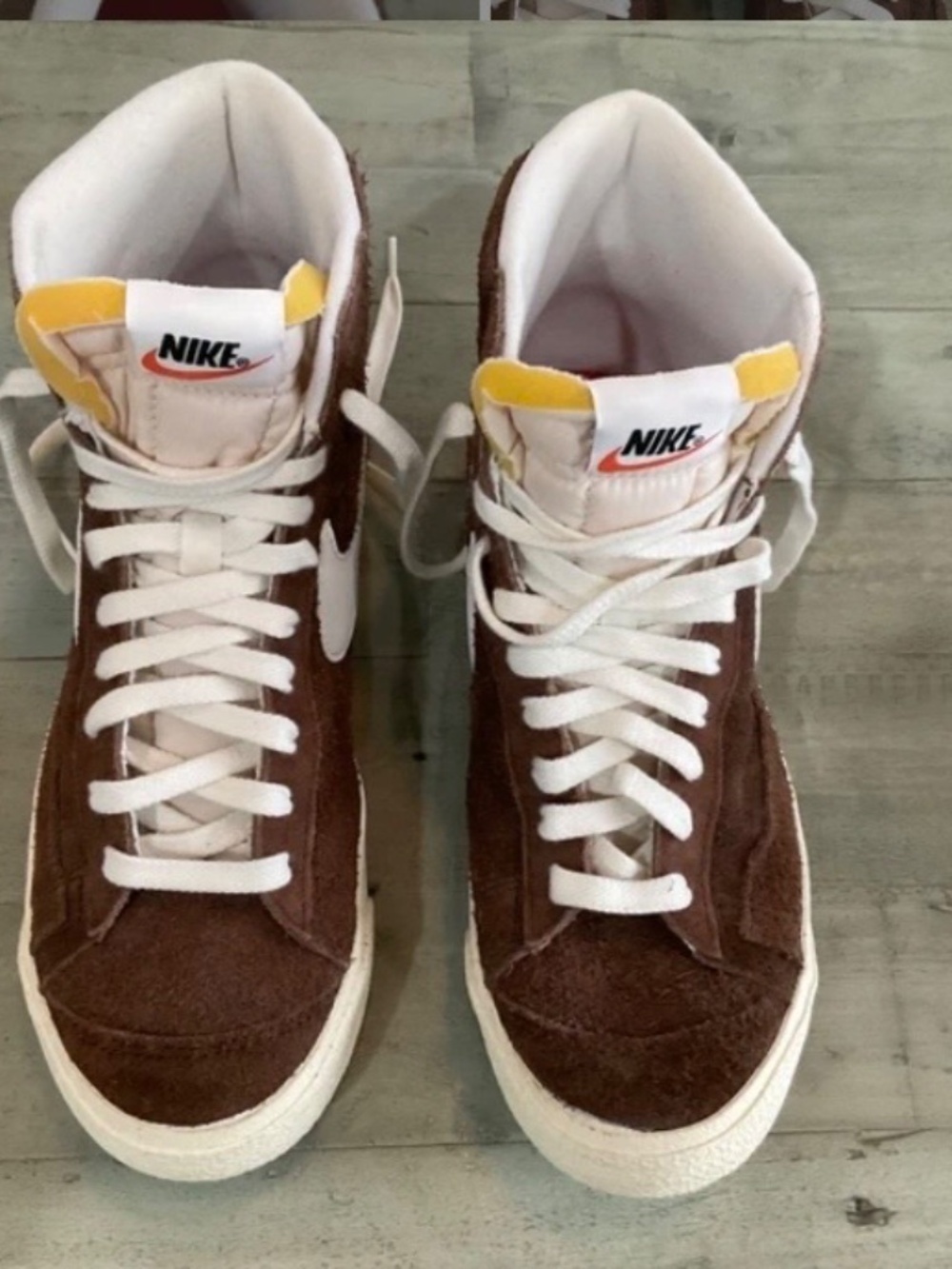 Nike blazer mid 77 velvet brown suede high tops women’s size 11 - Picture 2 of 6